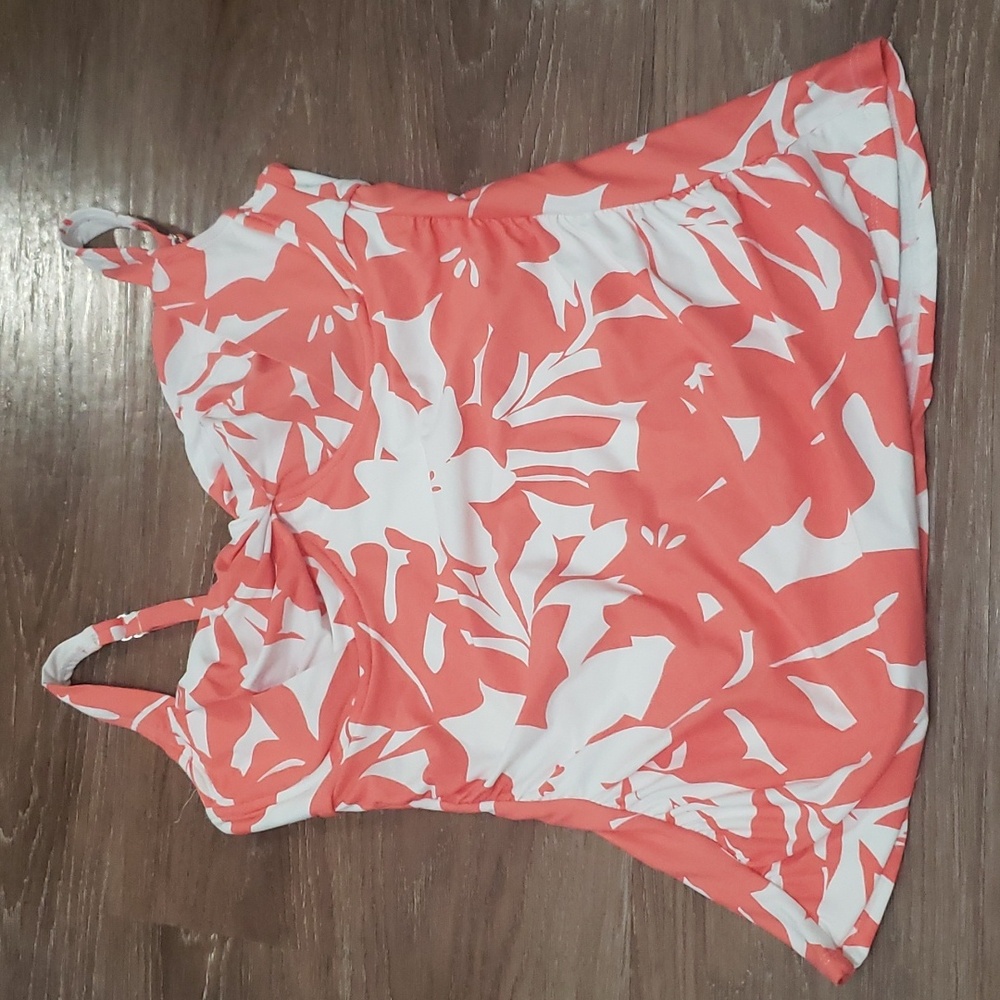 (36DD/38D) Anne Cole Floral Tropical Beach Vacation Pool Water Swimwear Leisure